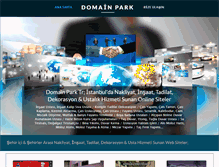 Tablet Screenshot of domainparktr.com